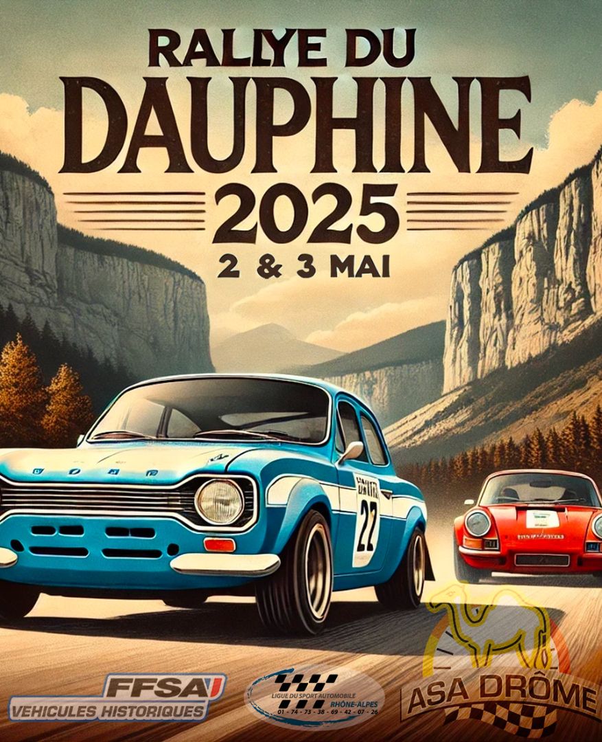 Rallye Historique du Dauphiné 2025 VHC, VHRS & VMRS