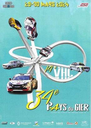 Affiche Rallye Pays du Gier 2025 VHRS